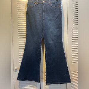 Wrangler Dark Blue Flare Jeans